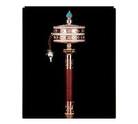 mano de oración, Rueda de oración tibetana, rueda de oración de mano Rueda de oración budista utilizada for oración, bendición, meditación, relajación, yoga