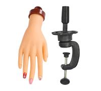 Mano de práctica de uñas de acrílico,Mano de práctica de uñas | Mano falsa de uñas de entrenamiento flexible,Mano de maniquí falsas manos para la práctica de uñas, suministro