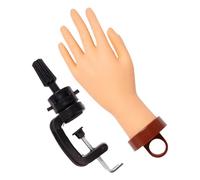 Mano De Práctica Para Reconstrucción De Uñas,Maniquí De Manicura Con Soporte Expositivo | Modelo Práctico Para Entrenamiento Esteticista Principiantes En Salón De Belleza