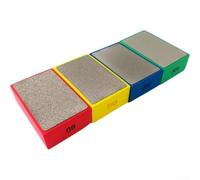 Mano de pulido 4pcs para bloque de almohadillas para cerámica para azulejos mármol vidrio molienda