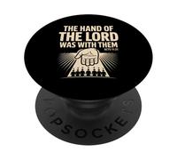 Mano del Señor Hechos 11:21 - Fe Cristiana Poderosa PopSockets PopGrip Adhesivo