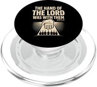 Mano del Señor Hechos 11:21 - Fe Cristiana Poderosa PopSockets PopGrip para MagSafe