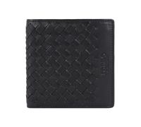 mano Don Luca Cartera Piel natural 10.5 cm negro