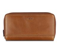 mano Don Montez Long Zip Wallet Large Cognac