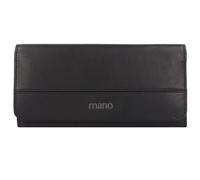 mano Don Romeo Billetera de cuero RFID 18 cm marrón