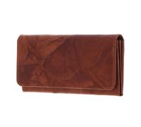 mano Donna Aurona Billetera RFID Piel 19 cm marrón