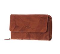 mano Donna Aurona Billetera RFID Piel 18 cm marrón