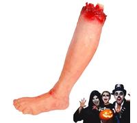 Mano falsa, parte del cuerpo cortado de Halloween, de aterrador, de miedo, decorativo decorativo del brazo cortado de Halloween accesorio para el truco de fiesta de la casa embrujada, lado al azar