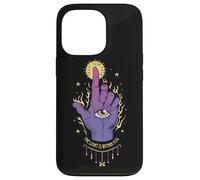 Mano mística Confía en tu camino La luz está dentro de ti Arte Carcasa para iPhone 13 Pro