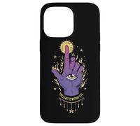 Mano mística Confía en tu camino La luz está dentro de ti Arte Carcasa para iPhone 14 Pro Max
