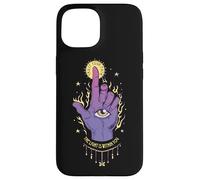 Mano mística Confía en tu camino La luz está dentro de ti Arte Carcasa para iPhone 15
