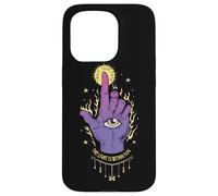 Mano mística Confía en tu camino La luz está dentro de ti Arte Carcasa para iPhone 15 Pro