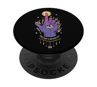 Mano mística Confía en tu camino La luz está dentro de ti Arte PopSockets PopGrip Adhesivo