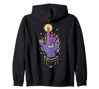 Mano mística Confía en tu camino La luz está dentro de ti Arte Sudadera con Capucha