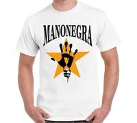 Mano Negra Manu Chao T-Shirt Graphic Printed Top tee for Men