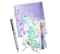 MANOA® Agenda pocket 2026 "ALMA" Semana vista - (B7+) 10 x 13 cm - 184 Páginas - Con separadores mensuales, hojas de anotaciones - opción de Funda y Stickers pestañas (CON BOLSITA Y BOLÍGRAFO)