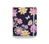 MANOA® - "Ohana" Agenda SEMANA VISTA con hojas 2026-2027 Académica, escolar, curso 26-27 - Tela acolchada y 6 anillas - Tamaño 19 x 23 cm. Incluye separadores mensuales