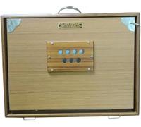 Manoj Kumar Sardarr MUSIC - XL Professional - Original en Calcuta, probado y probado! - Sonido extralargo, C-C 13 paradas, 440 Hz, con folleto de madera de teca, con envío gratuito