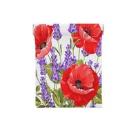 Manojo de Lavanda y Amapola, Squeeze Top Wallet Bolsa de Almacenamiento para Mujer Monedero pequeño Bolsa de Cambio