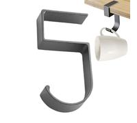 Manolyee Gancho de bolso para mesa, colgilla de bolso de mesa, Cerrarla en la percha de mochila, Gancho portátil de 5 en forma, rejilla de móvil, herramientas de almacenamiento de metal para la