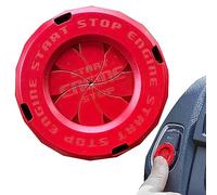 Manolyee - Protector giratorio para iniciar la tapa del botón - Cubierta de botón de inicio y parada del coche, cubierta decoración de botón de inicio