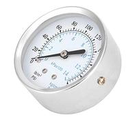 Manómetro, 0-14 kg/cm² 0-200psi Medidor de presión de aire de doble escala Manómetro de agua 1/8NPT Conexión posterior