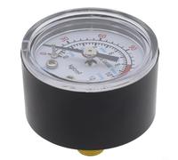 Manómetro 0-180 psi para compresor de aire, modelo Y40 con rosca de 9,5 mm, caja de plástico opción A (A)