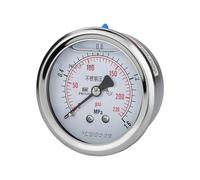 Manómetro Axial a prueba de golpes YN60ZBF, manómetro de vacío de presión de aire y agua hidráulico de aceite resistente a golpes(0-1Mpa)