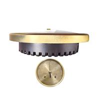 Manómetro barómetro - Medidor compacto de presión atmosférica y humedad de 13,2x3,5 cm | Herramienta de monitoreo del clima para decoración del hogar, barcos marinos, viajes de campamento, actividades