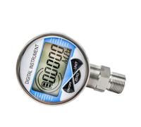 Manómetro de batería inteligente digital de acero inoxidable, barómetro electrónico, manómetro de presión de aceite y agua, pantalla digital de 60 MPA(100mm dial diameter,0-60Mpa)