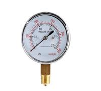 Manómetro de cápsula, manómetro de baja presión, medidor de presión de aire analógico, manómetro de presión de Gas mecánico de membrana Industrial(NPT1-2,0-10kpa)