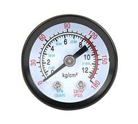 Manómetro de Instrumento, Manómetro de Compresor de Aire, Medidor de Presión de Instrumento de Carcasa de Hierro Y40 para Tornillo, Manómetros Industriales
