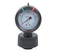 Manómetro de membrana de polipropileno 1/2PT, 0-10 kg, medición de presión para aceite, aire, resistente a los productos químicos, resistente al agua, a los golpes, para circuitos de presión de metal