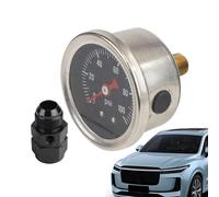 Manómetro de presión de aceite - Animador de presión de combustible del automóvil | presiones evaluar la pantalla | 0-100PSI Oils Bomba Push Probador Kit de medida | Herramienta del manómetro de prueb