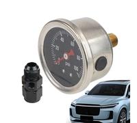 Manómetro de presión de aceite - Animador de presión de combustible del automóvil | presiones evaluar la pantalla | 0-100PSI Oils Bomba Push Probador Kit de medida | Herramienta del manómetro de prueb