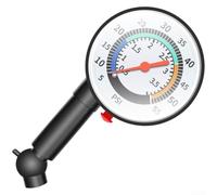 Manómetro de presión de neumáticos de coche, 0-500 PSI mecánico ABS y acero inoxidable portátil de alta precisión para coches, motocicletas y bicicletas