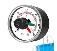 Manómetro de presión para filtro de piscina probador 0 a 4 bar para filtro | Medidor de Baja Presión Llenado De Líquido Para Casa, Exterior, Jardín, Terraza, Patio, Cuenca, Fuente