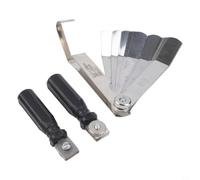 Manómetro de válvula de 16 piezas, sistema métrico de doble marcado para Imperial para motocicleta para ATV motor Tuning Spark Gap herramienta de ajuste