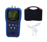 Manómetro diferencial Digital, pantalla LCD de alta precisión, 12 unidades de medición, HVAC, Material ABS, diseño portátil