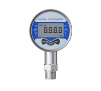 Manómetro digital de alta precisión con rangos de medición de presión de -1 a 1,6 bar, de -1 a 4 bar, de -1 a 6 bar, de -1 a 10 bar y de -1 a 16 bar.(M20-1.5 Radial,-0.1-0 Mpa)