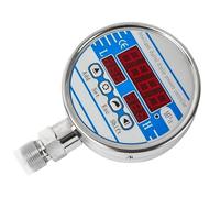 Manómetro Digital de Dial de 100mm, manómetro hidráulico de contacto electrónico de 0-5Mpa, manómetro de presión de 20M, 400 bar, NPT1/4 G1/4(G1-2 Axial,0-0.4Mpa)