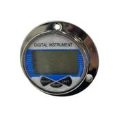 Manómetro Digital de vacío hidráulico de 0-1000bar, conector macho Axial G 1/4, manómetro de agua, Gas y aceite, manómetro de 4''(60mm Axial 1-4NPT,0-0.6Mpa)