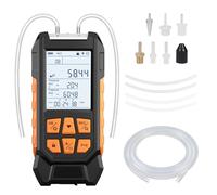 Manómetro Digital Profesional, Manómetro Diferencial con Rango de Medición -100-200 kPa, Probador de Presión de Aire Gas Manómetro HVAC, 10 Unidades, Precisión ±0.3% FS