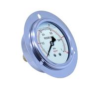 Manómetro hidráulico Axial de acero inoxidable, aire, aceite, agua, rosca G 1/4, manómetro, rango de medición 17(0-10Mpa)