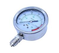 Manómetro hidráulico de agua y aceite de aire de 0-60MPa, 60MM Psi for el hogar, manómetro Radial de acero inoxidable G1/4 YN60(0-0.25Mpa)