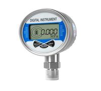 Manómetro hidráulico Digital 400BAR 600Bar instrumento de medición de presión medidor G1-4 M20-1.5 manómetro Digital NPT1-4(Npt1-2 Radial,-0.1-1 Mpa)