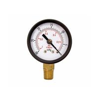 Manómetro, Manómetro de vacío con Dial de doble e, medidor de presión de vacío de 1/4 "NPT -30HG/0PS, herramienta de calibre con pantalla Digital de 2"