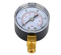 Manómetro Mecánico Conexión Inferior BSPT de 1/8 Pulgadas para Manómetro Mecánico de Agua, Aceite y Aire (0-100 psi, 0-7 bares)
