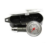 Manómetro mecánico de presión de neumáticos de automóvil 0 100 PSI con jaula protectora y junta giratoria de 360 grados para uso en SUV, ATV, motos de cross y vehículos de pasajeros