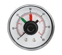 Manómetro para filtro de piscina, manómetro de baja presión lleno de líquido, probador impermeable 4 bar para monitoreo de piscina, spa, acuario